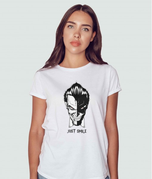 Дамска тениска с щампа Готика Жокер - TShirtArtShop.com